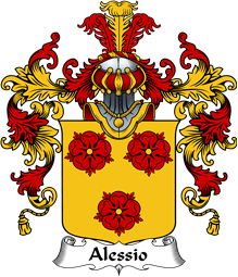 Italian Family Coat of Arms (v.25b) Alessio