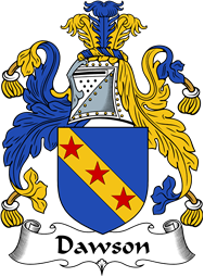 Irish Coat of Arms for Dawson