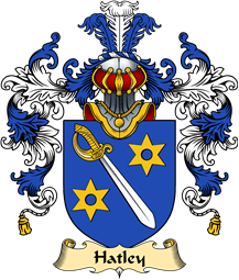 English Family Coat of Arms (v.25) Hatley