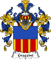 Italian Family Coat of Arms (v.25b) Grazzini