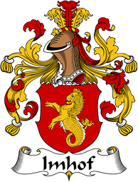 German Wappen Coat of Arms for Imhof