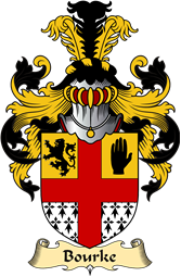 Irish Family Coat of Arms (v.23) for Bourke