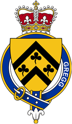 Families of Britain Coat of Arms Badge for: Gregg or Griggs (England)