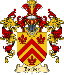 English Family Coat of Arms (v.25) Barber