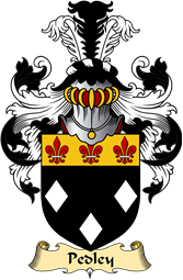 English Coat of Arms (v.23) for the family Pedley