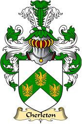 Welsh Family Coat of Arms (v.23) for Cherleton (or Charlton-Lords of Powys)