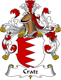 German Wappen Coat of Arms for Cratz