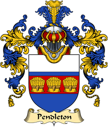 English Family Coat of Arms (v.25) Pendleton