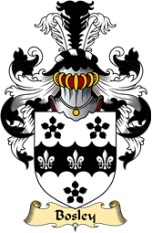 English Coat of Arms (v.23) for the family Bosley