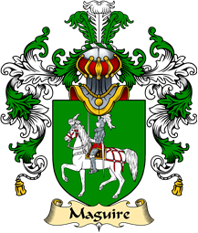 Irish Family Coat of Arms (v.25a) MacGuire or Maguire