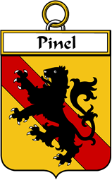 French Coat of Arms Badge for Pinel