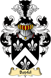 Welsh Family Coat of Arms (v.23) for Bodfel (of Caernarfonshire)