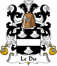 Coat of Arms from France for Le Du (Du le)