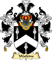 English Family Coat of Arms (v.25) Watkins