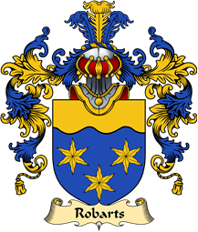 English Family Coat of Arms (v.25) Robartes or Robarts