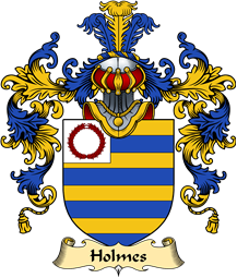 English Family Coat of Arms (v.25) Holme (s) or Hulme