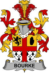 Irish Coat of Arms for Bourke