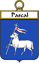 French Coat of Arms Badge for Pascal