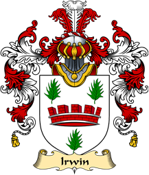 Irish Family Coat of Arms (v.25a) Irwin