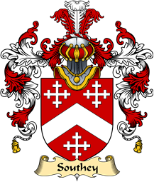 English Family Coat of Arms (v.25) Southey