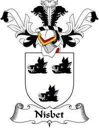 Coat of Arms from Scotland for Nisbit or Nisbet