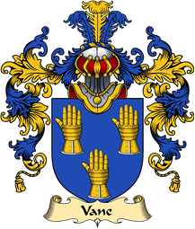 English Family Coat of Arms (v.25) Vane or Fane