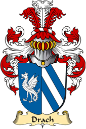 v.23 Coat of Family Arms from Germany for Drach