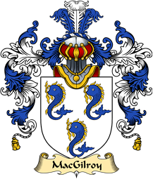 Irish Family Coat of Arms (v.25a) MacGilroy or MacElroy