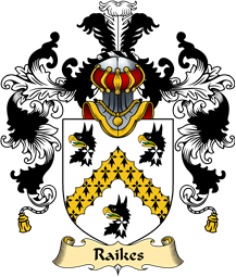 English Family Coat of Arms (v.25) Raikes