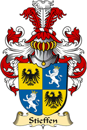 v.23 Coat of Family Arms from Germany for Stieffen