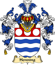 English Family Coat of Arms (v.25) Henning