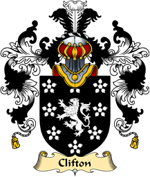 English Family Coat of Arms (v.25) Clifton