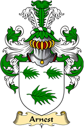 English Coat of Arms (v.23) for the family Arnest