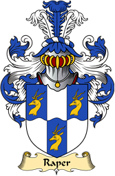 English Coat of Arms (v.23) for the family Raper