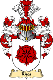 Welsh Family Coat of Arms (v.23) for Rhos (lord of Hywel)