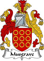 English Coat of Arms for the family Musgrave