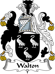 English Coat of Arms for the family Walton II