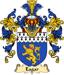 Irish Family Coat of Arms (v.25a) Eagar