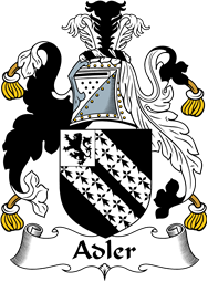 English Coat of Arms for the family Adler