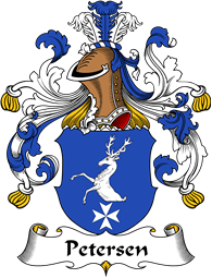 German Wappen Coat of Arms for Petersen