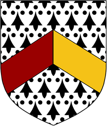 Ermine, A Chevron Per Pale