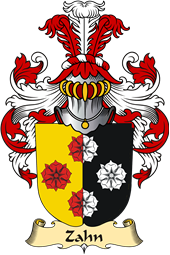 v.23 Coat of Family Arms from Germany for Zahn