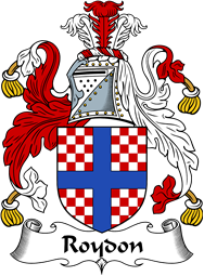 English Coat of Arms for the family Roydon