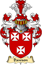 Scottish Family Coat of Arms (v.23) for Dawson