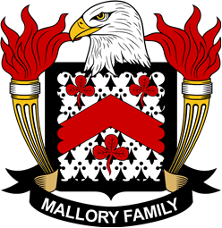 Coat of arms used by the Mallory family in the United States of America