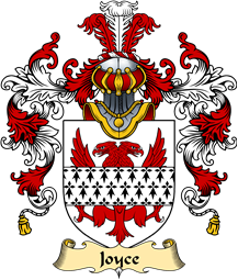 Irish Family Coat of Arms (v.25a) Joyce