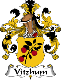 German Wappen Coat of Arms for Vitzhum