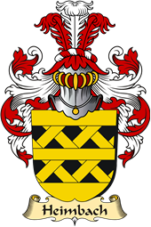 v.23 Coat of Family Arms from Germany for Heimbach