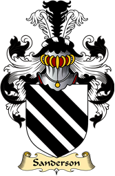 Scottish Family Coat of Arms (v.23) for Sanderson