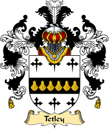 English Family Coat of Arms (v.25) Tetley or Titley